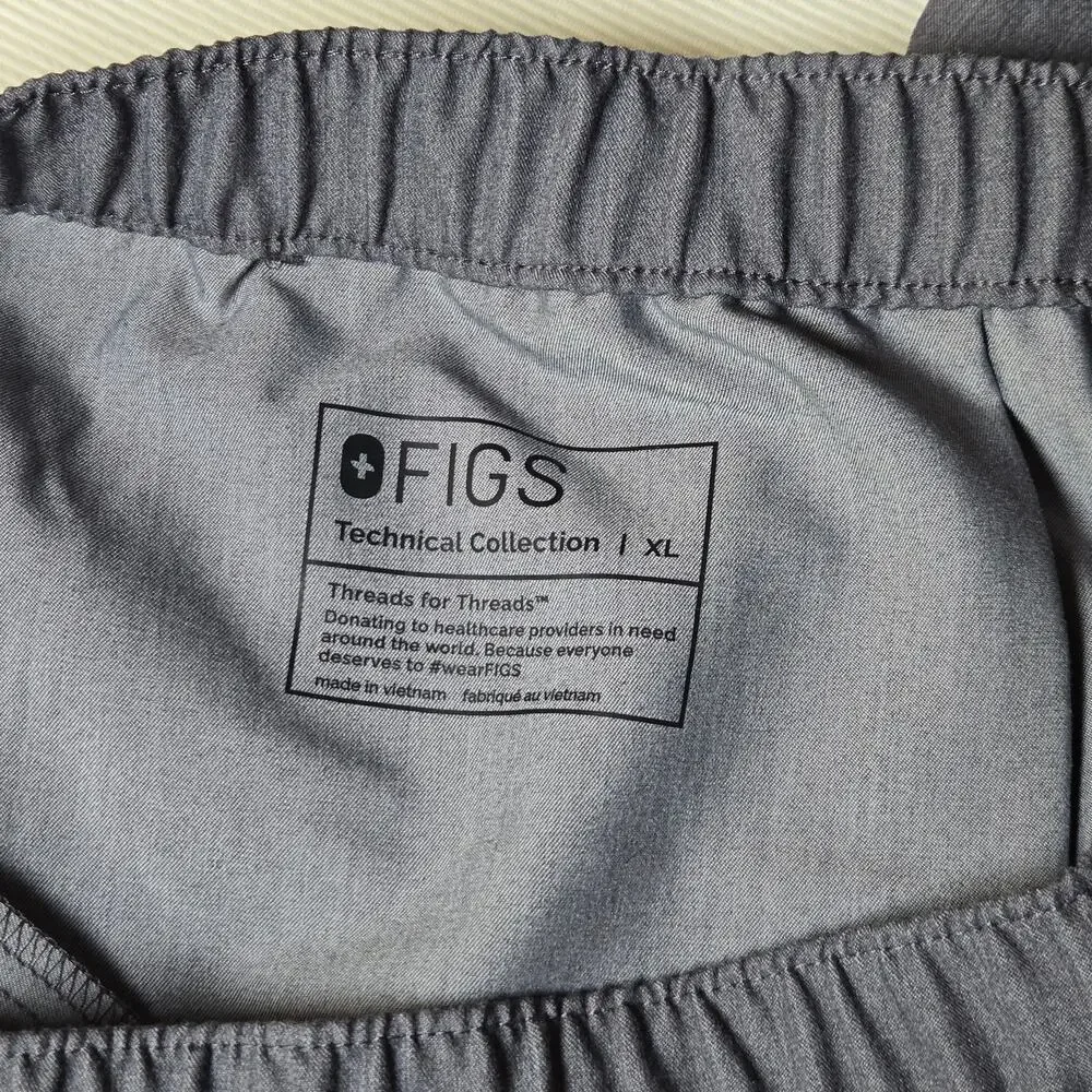 Figs Medical Healthcare Tansen Jogger‎ Scrub Graphite Grey Pants Men's Size XL